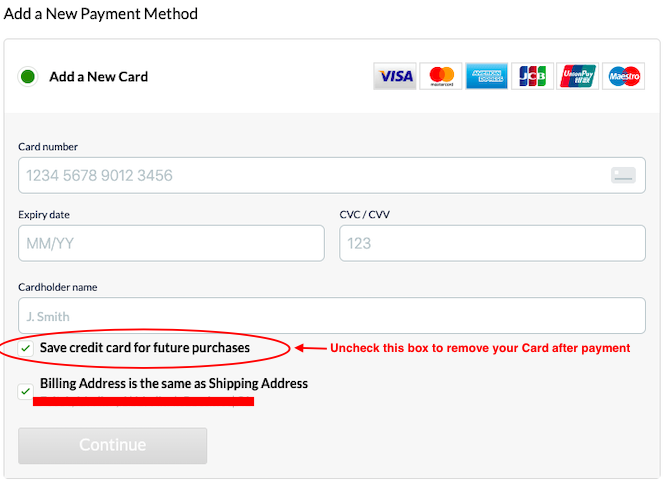 How Do I Edit Or Remove My Credit Card Information Iherb